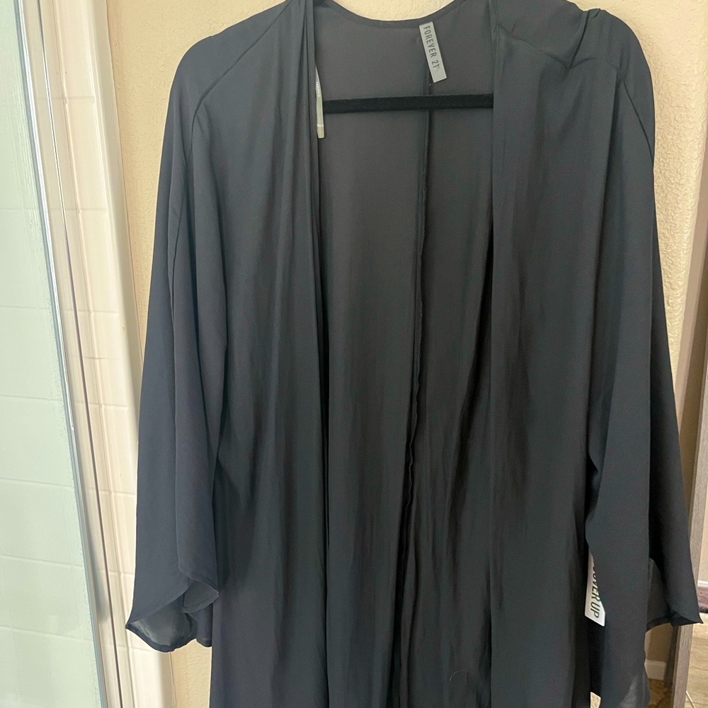 Black Beach Coverup